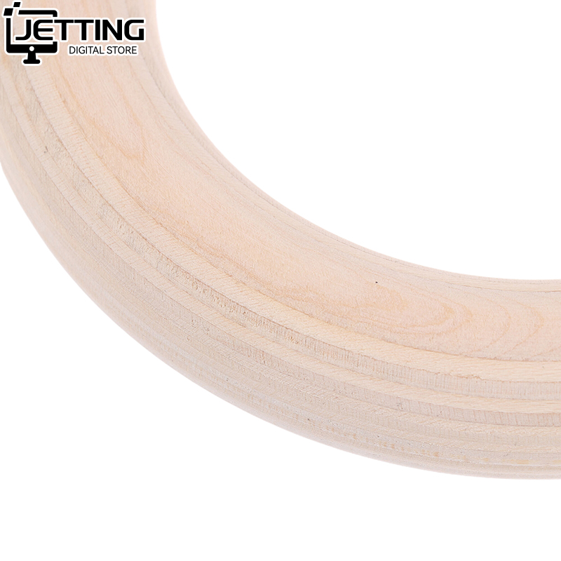 Crossfit G - 2Pcs/Pairs Wooden Ring Portable Crossfit Gymnastics