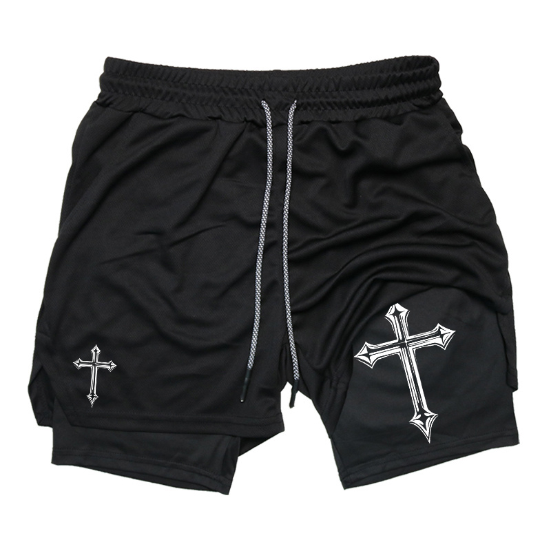 Cross Print 2-in-1 Workout Run - Crossfit Gear Men recension och pris