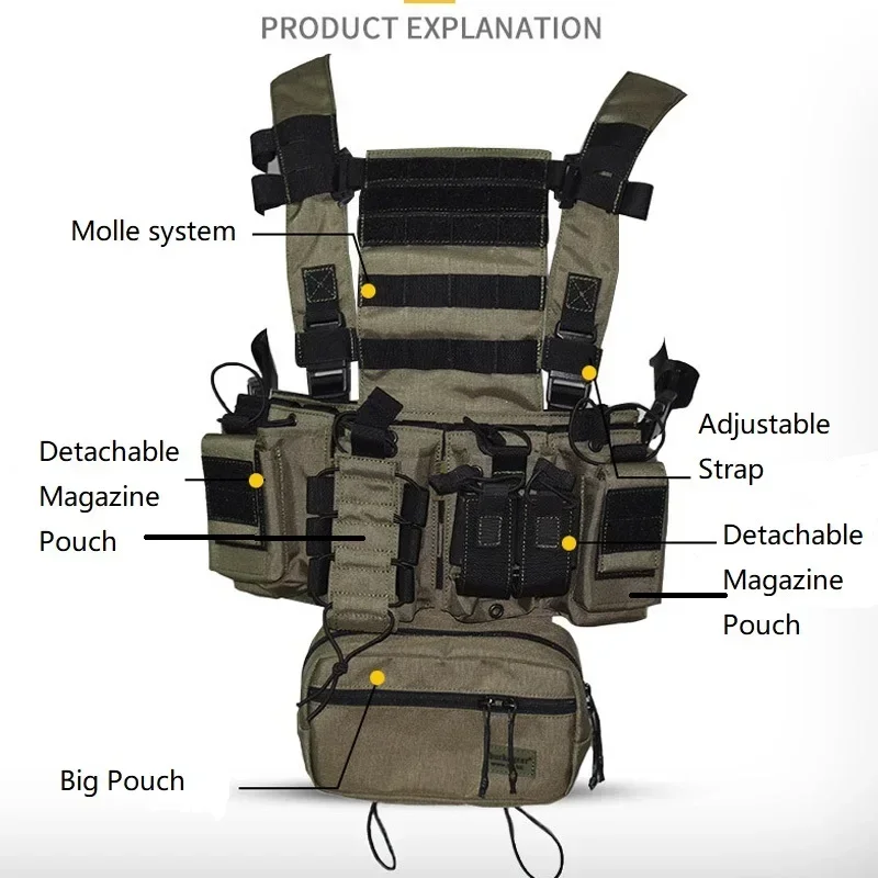 D3CR Chest Rig Vest Multicam B - Crossfit Gear Men recension och pris