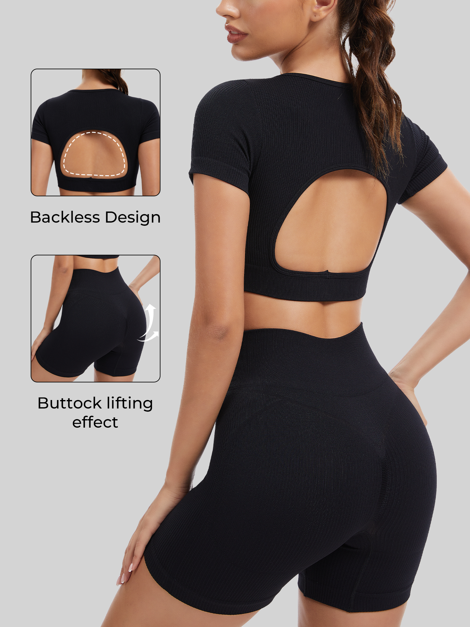 Yoga Set Sports Bra Outfit, Ti - Crossfit High Gear recension och pris